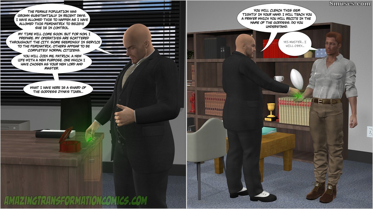 Amazing Transformation Comics - Shadows of the Fempire - Page 94