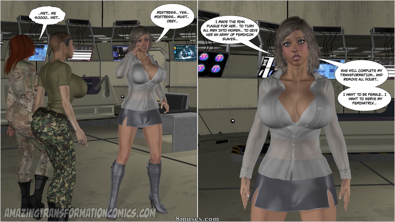 Amazing Transformation Comics - Shadows of the Fempire - Page 35