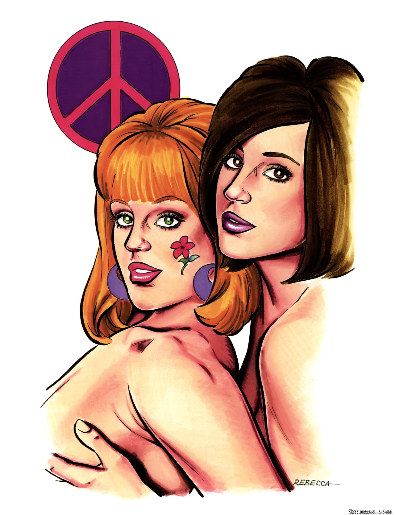 Livros de arte de Rebeccas - Garotas hippies - Página 25