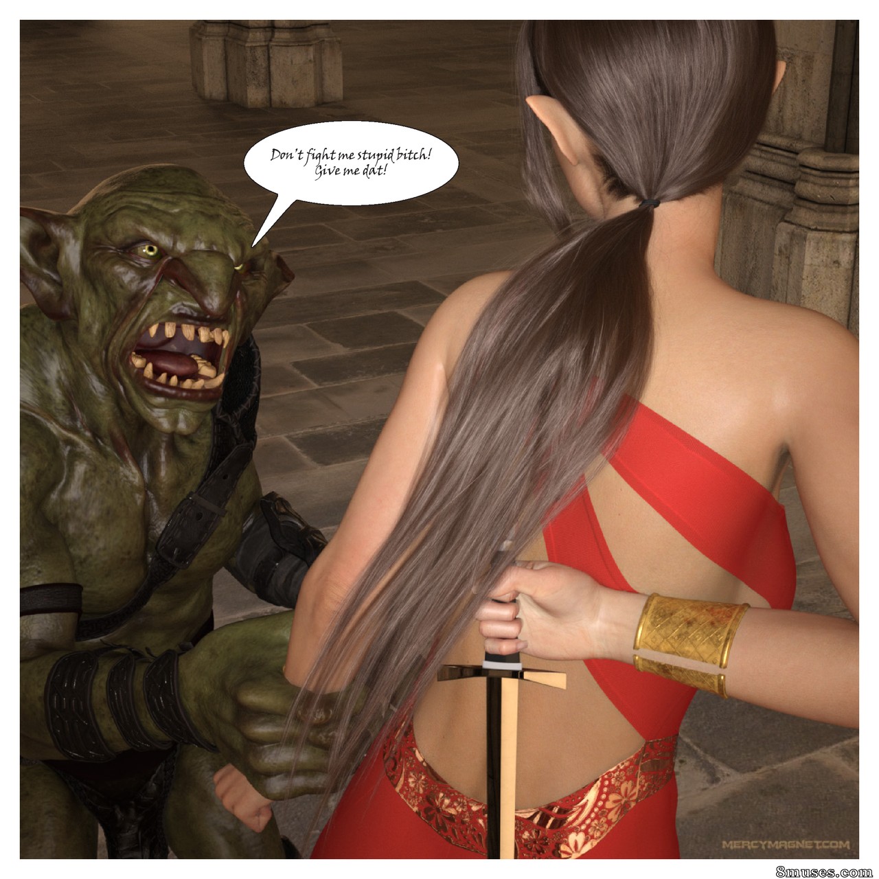 Royal Slaves to the Orc Kingdom - Issue 1 - Page 17