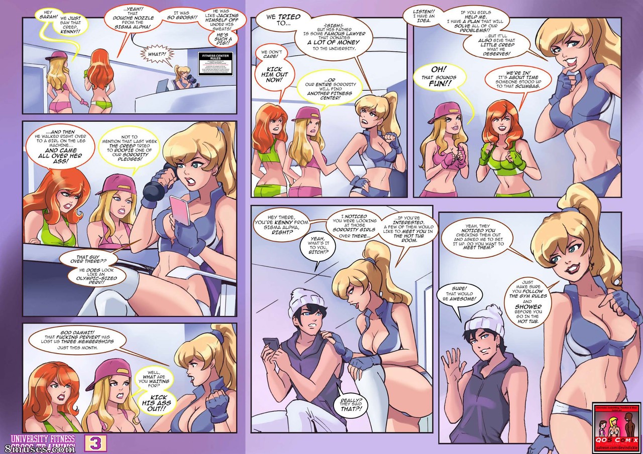 Devin Dickie Comics - University Fitness Cross Training - Page 3