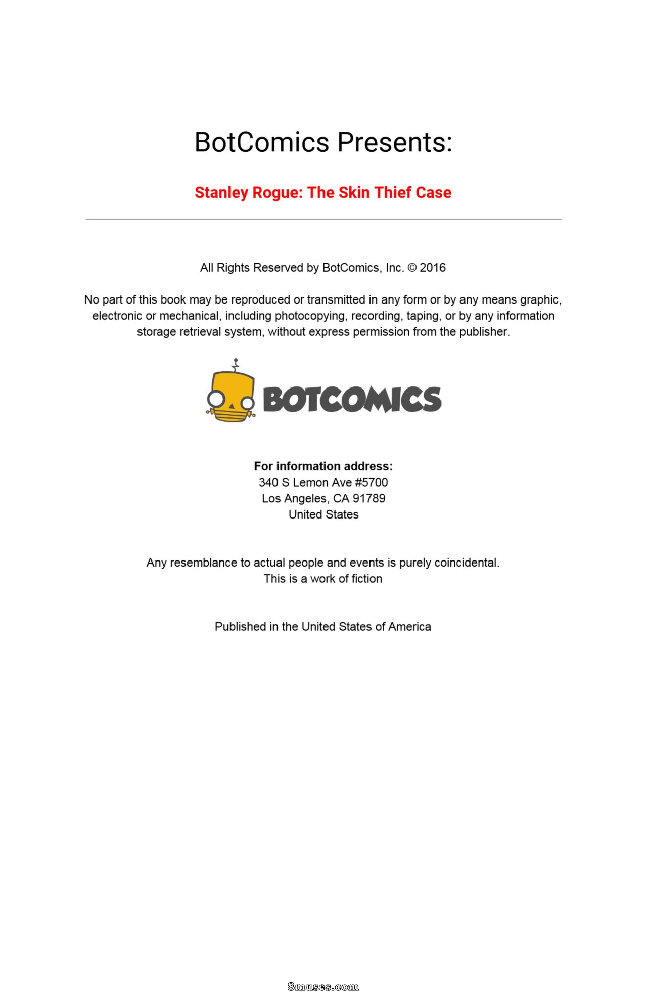Stanley Rogue - The Skin Thief Case - Issue 1 - Page 2