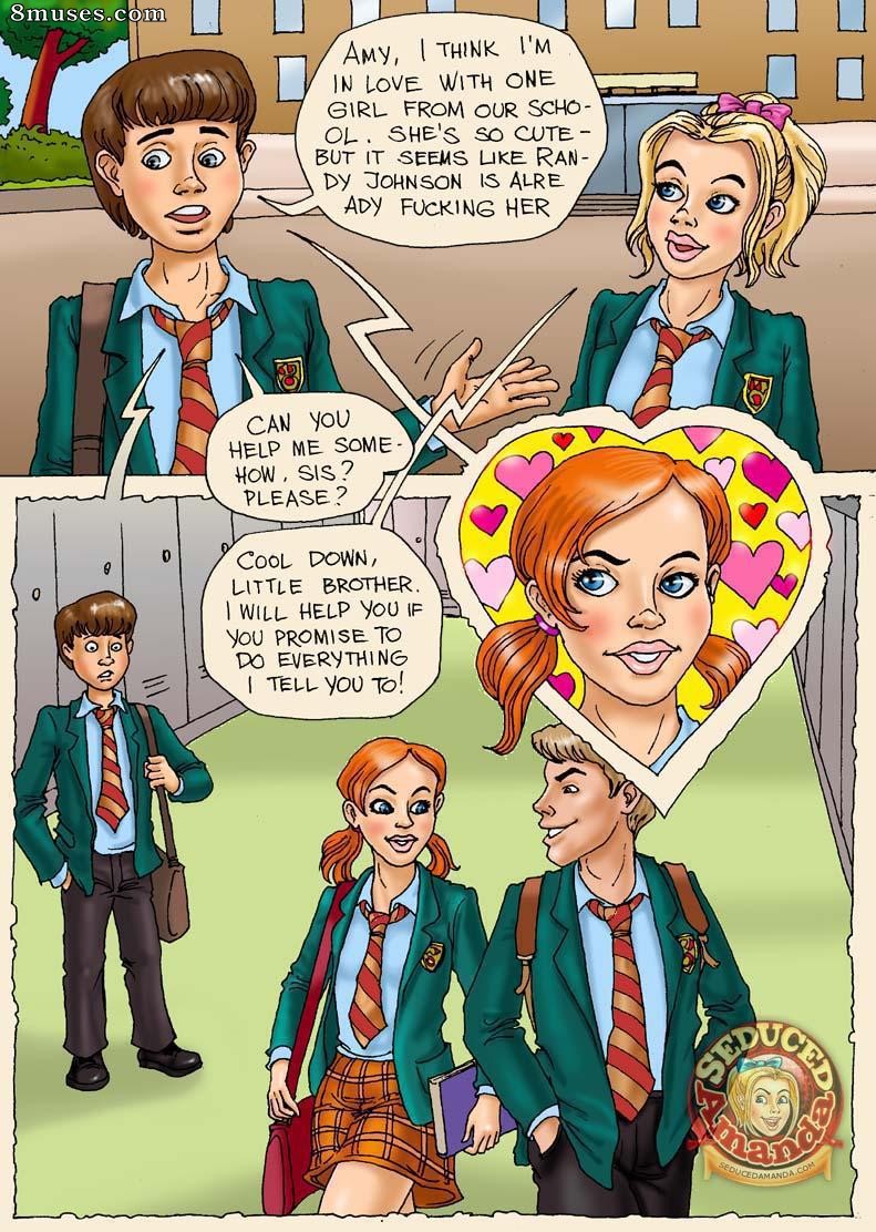 Seduced Amanda Comics - Helping my Brother Out - Page 1