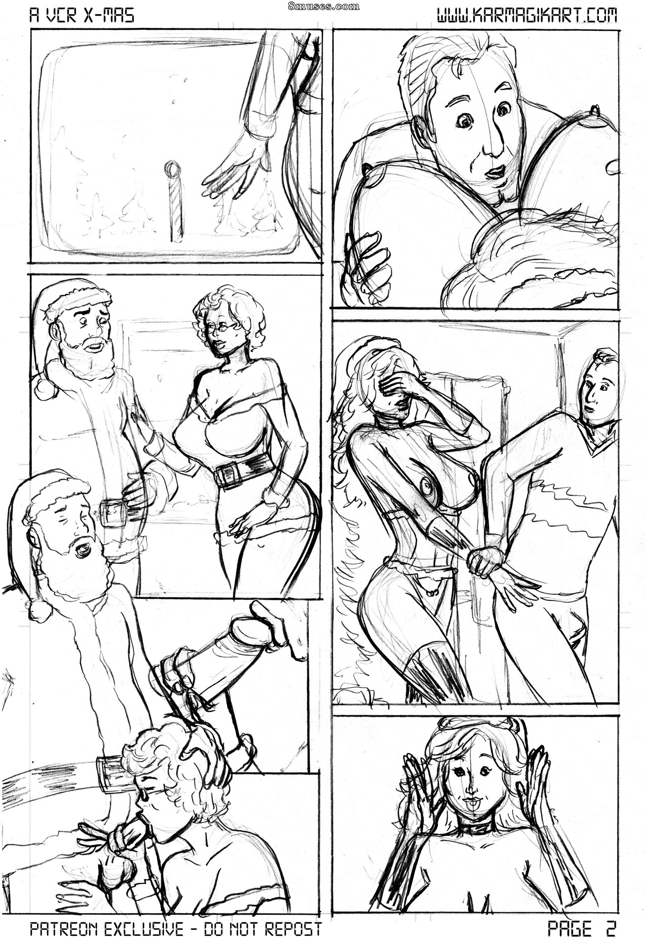 VCR - Xmas - Sketch - Page 2
