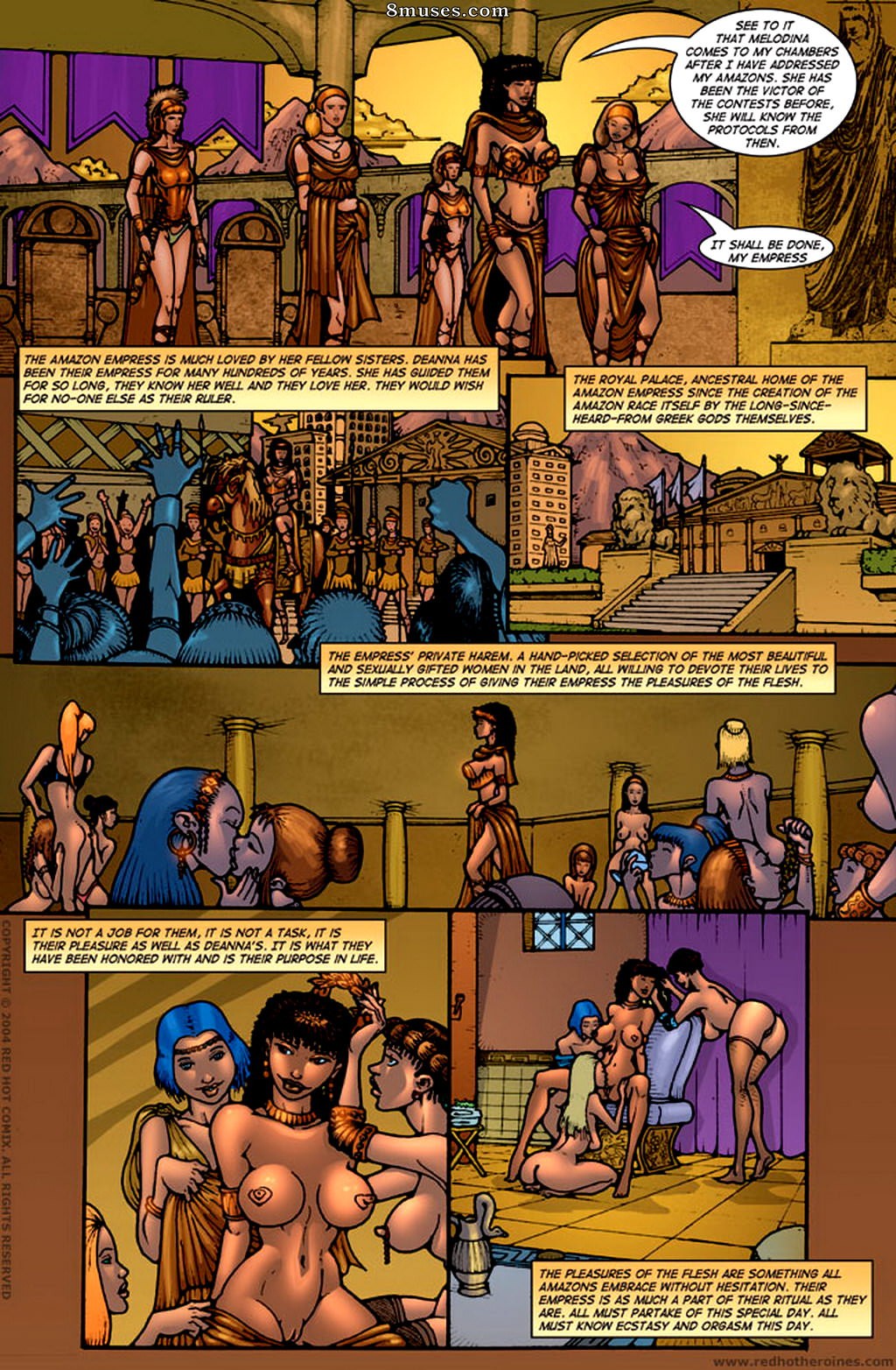Red Hot Heroines Comics - Emperatriz amazona - Página 5