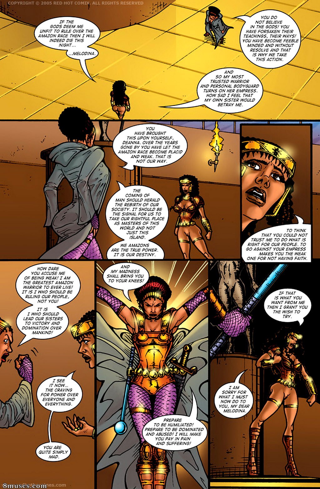 Red Hot Heroines Comics - Imperatriz da amazônia - Página 43