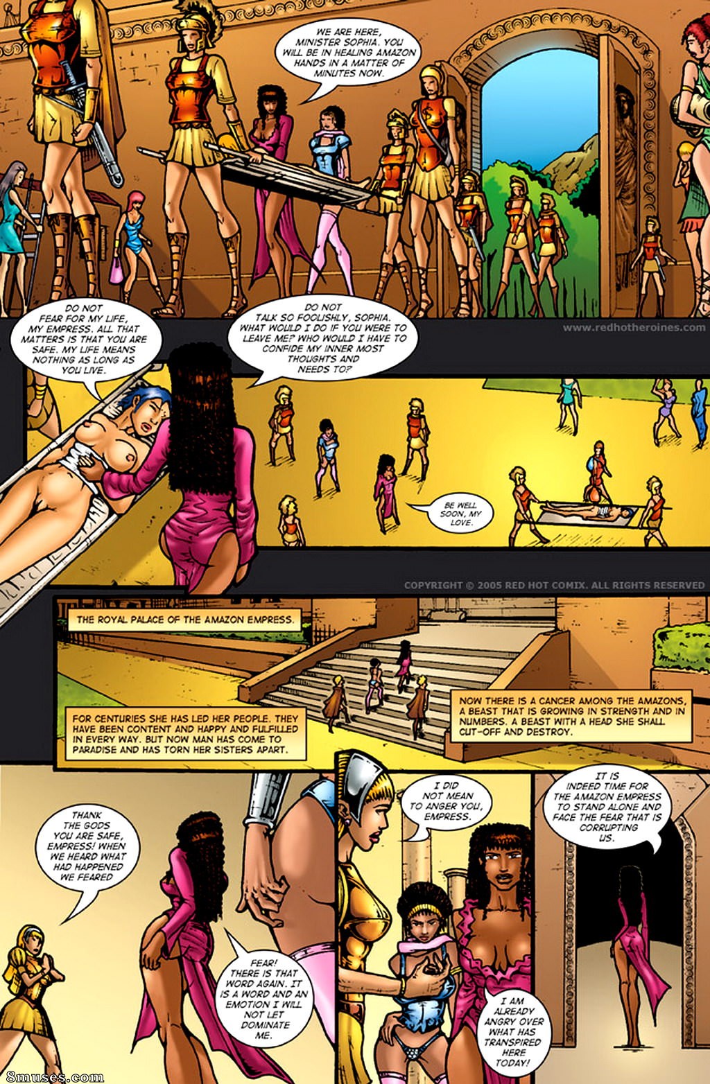 Red Hot Heroines Comics - Amazon Empress - Page 35