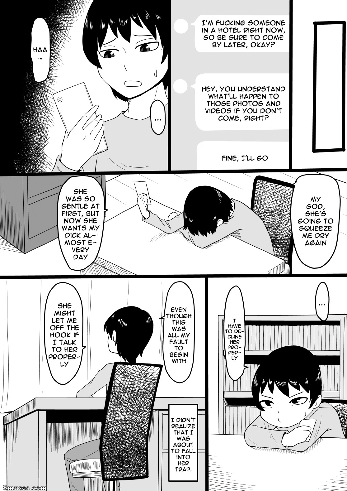 Page 4 | Hentai-and-Manga-EnglishOneekyouWarui-Gal-ni-Tsukamatta-Sonogo-Captured-By-a-Bad-Gal-The-Sequel  | 8muses - Sex Comics