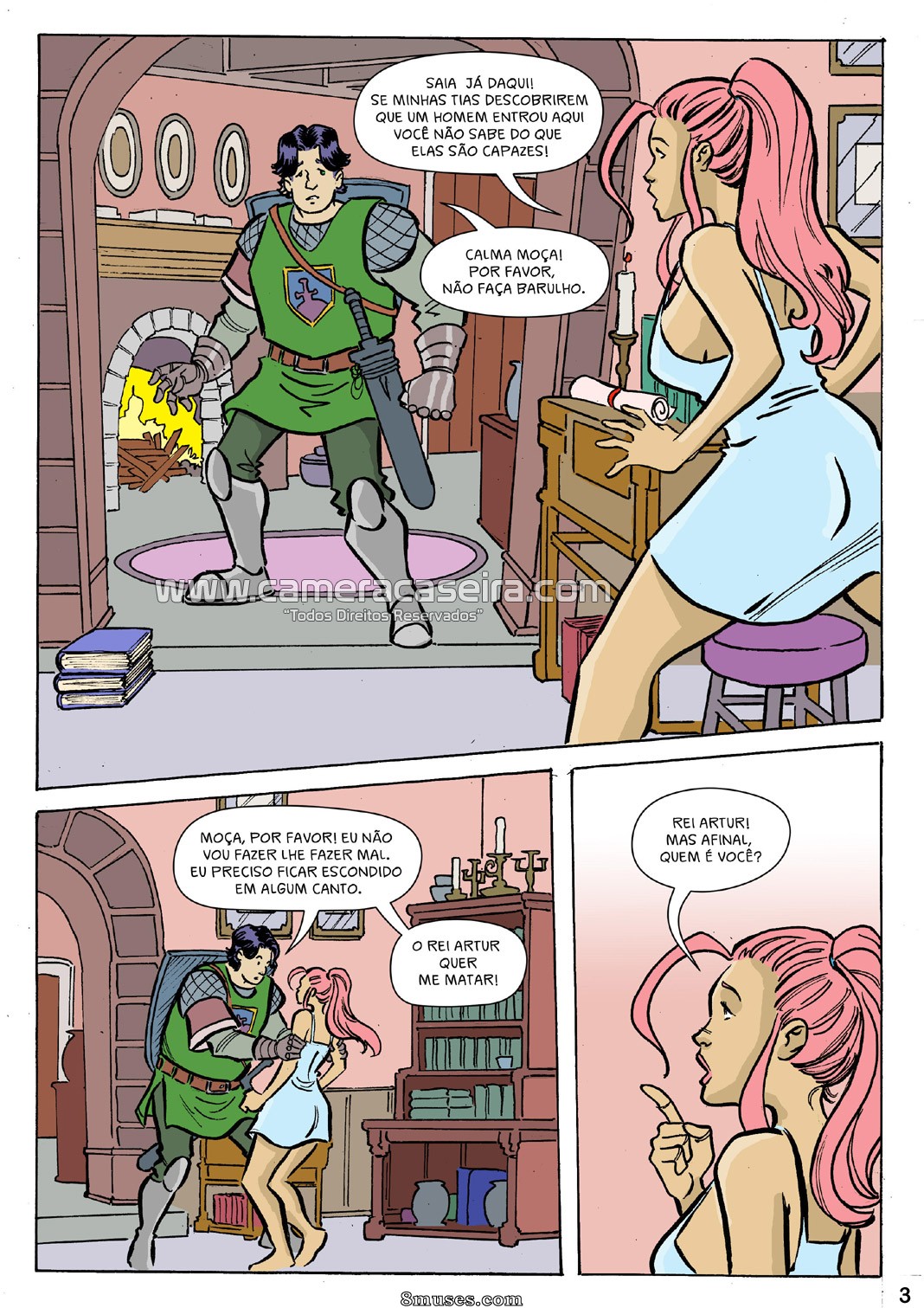 Contos de Foda - 5 Lancelot – O Cavaleiro Tarado - Page 3