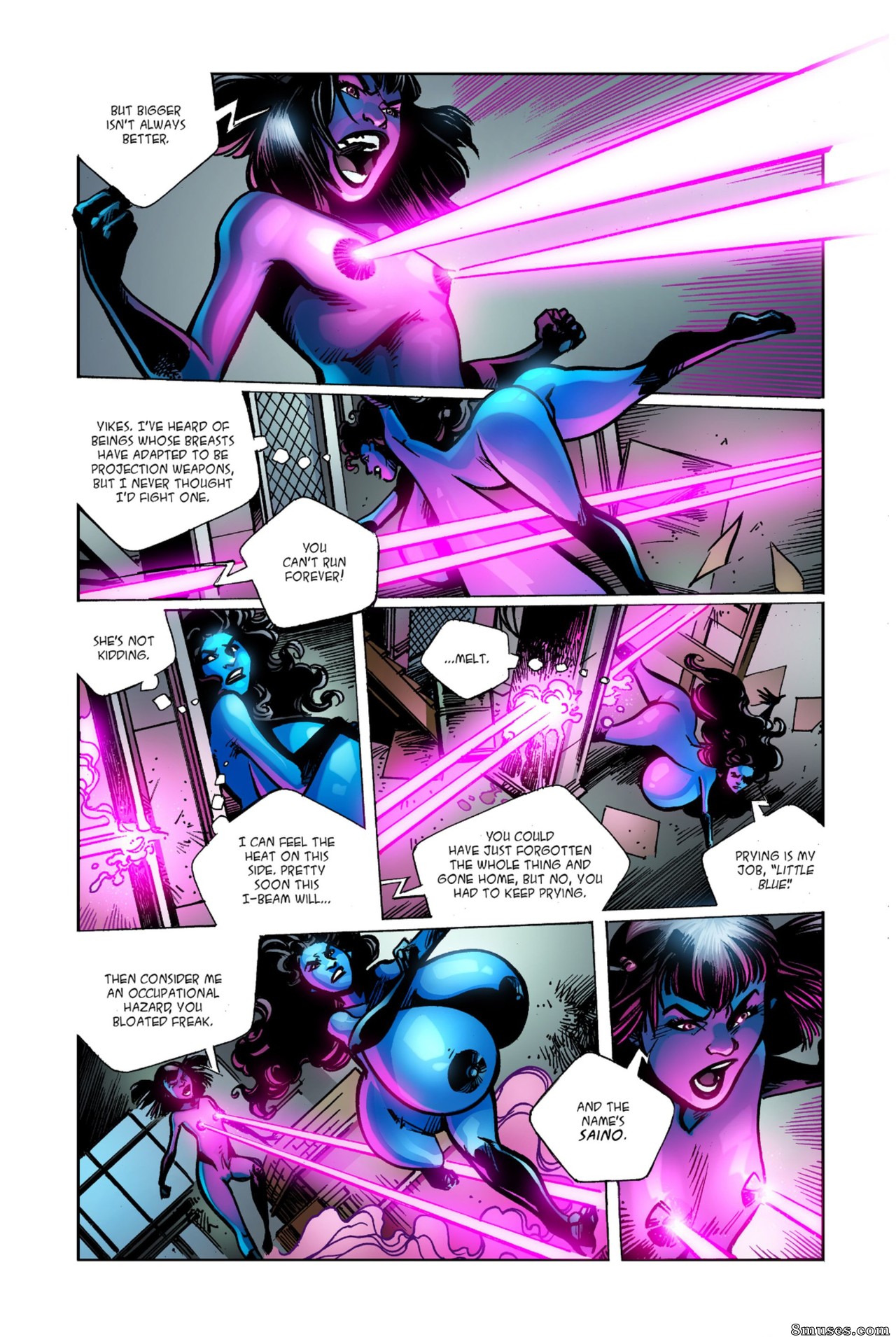 Big Blue - Juggs of Justice - Issue 3 - Page 8