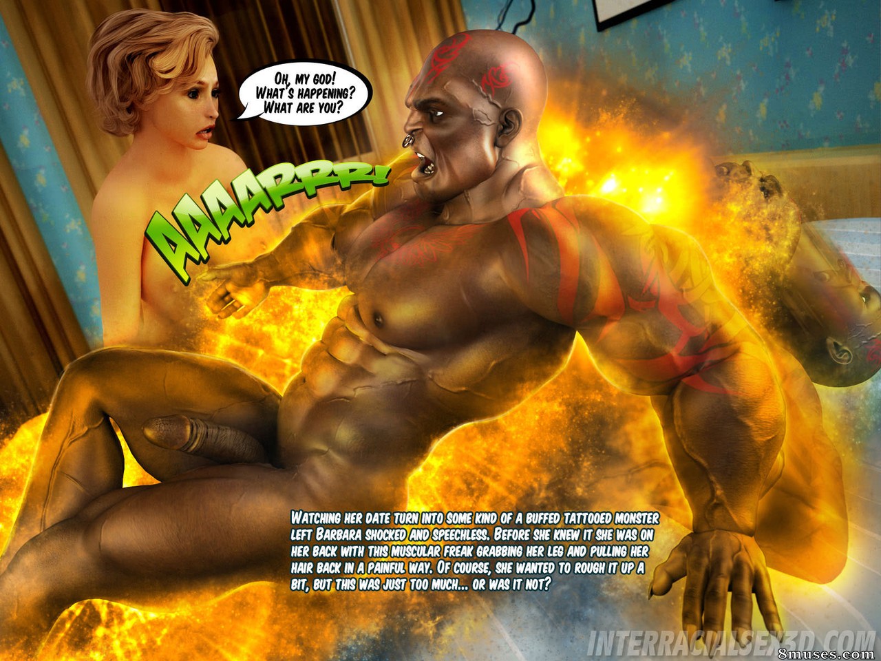InterracialSex3D.com Comics - Cheating Hotwife Interracial Dating Adventure - Page 4