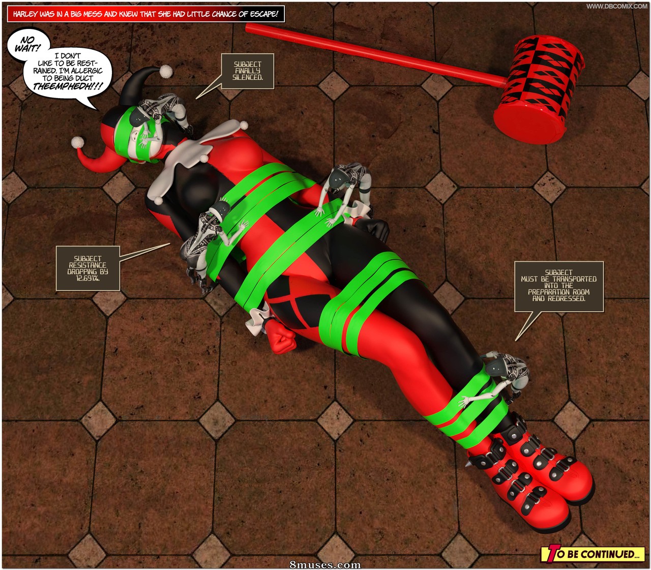 New Arkham For Superheroines - Issue 12 - Harley Quinn Overworked - Page 115