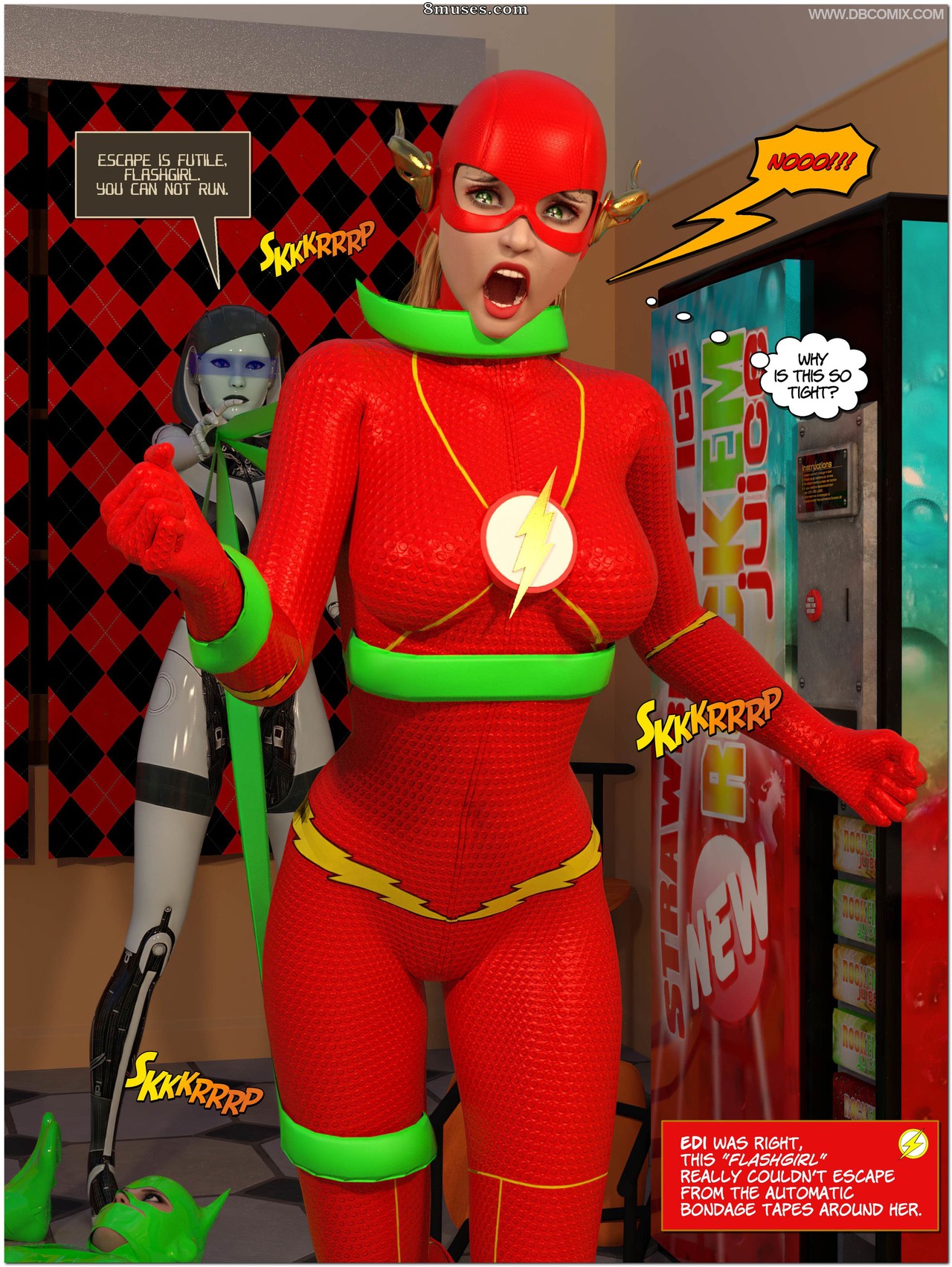 New Arkham For Superheroines - Issue 12 - Harley Quinn Overworked - Page 7