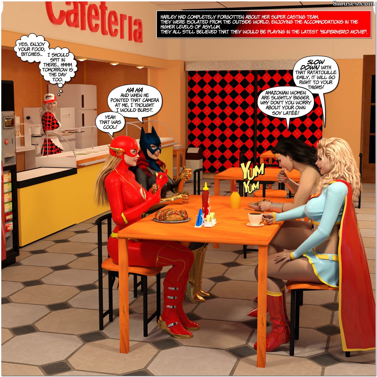 New Arkham For Superheroines - Issue 12 - Harley Quinn Overworked - Page 2