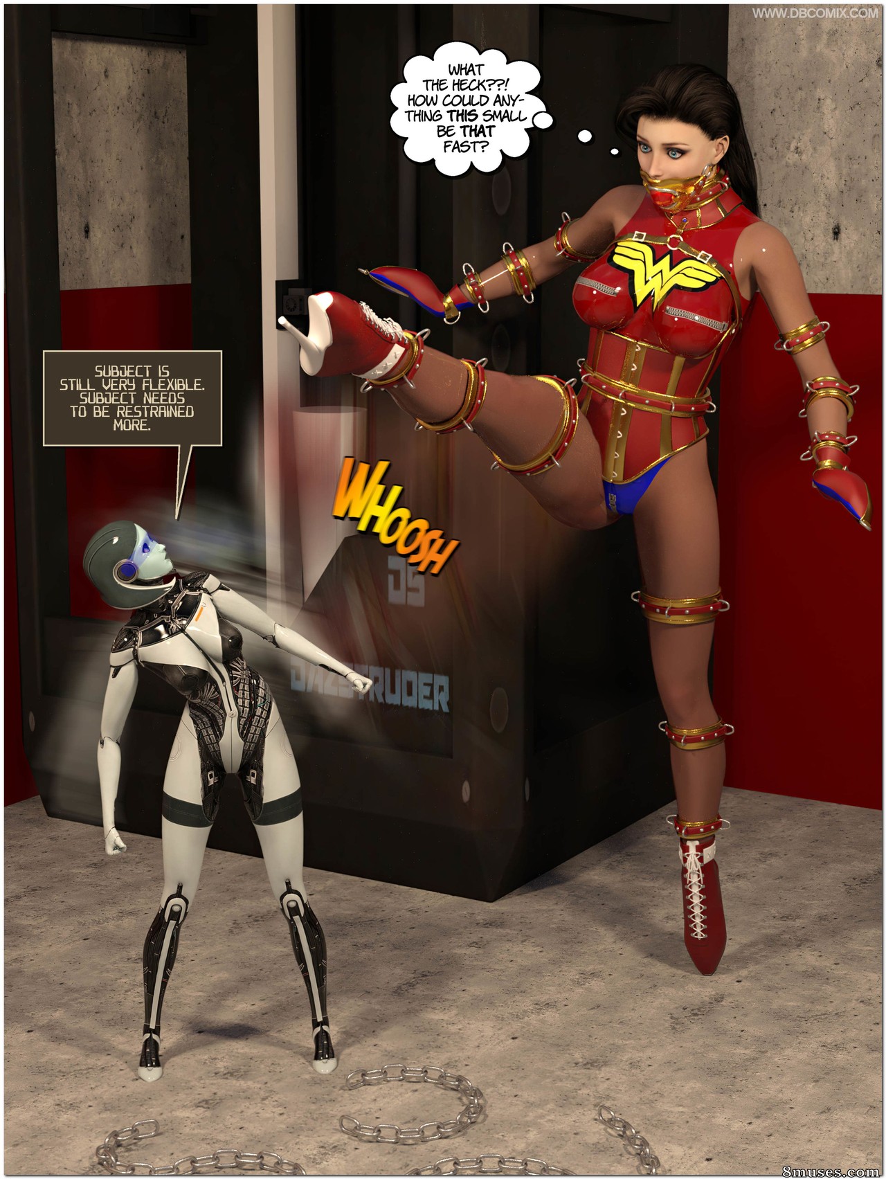 New Arkham For Superheroines - Issue 12 - Harley Quinn Overworked - Page 57