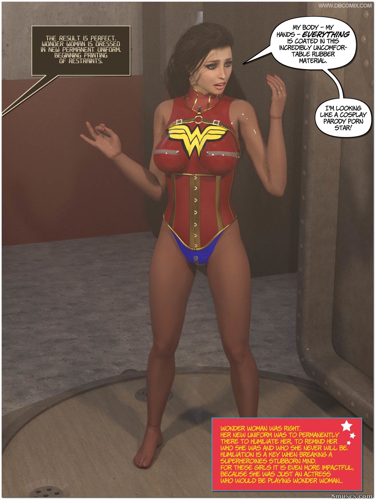New Arkham For Superheroines - Issue 12 - Harley Quinn Overworked - Page 38