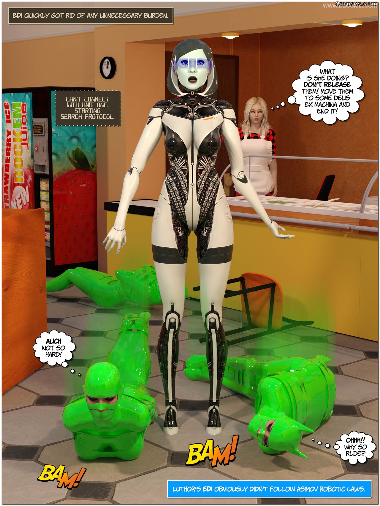 New Arkham For Superheroines - Issue 12 - Harley Quinn Overworked - Page 12