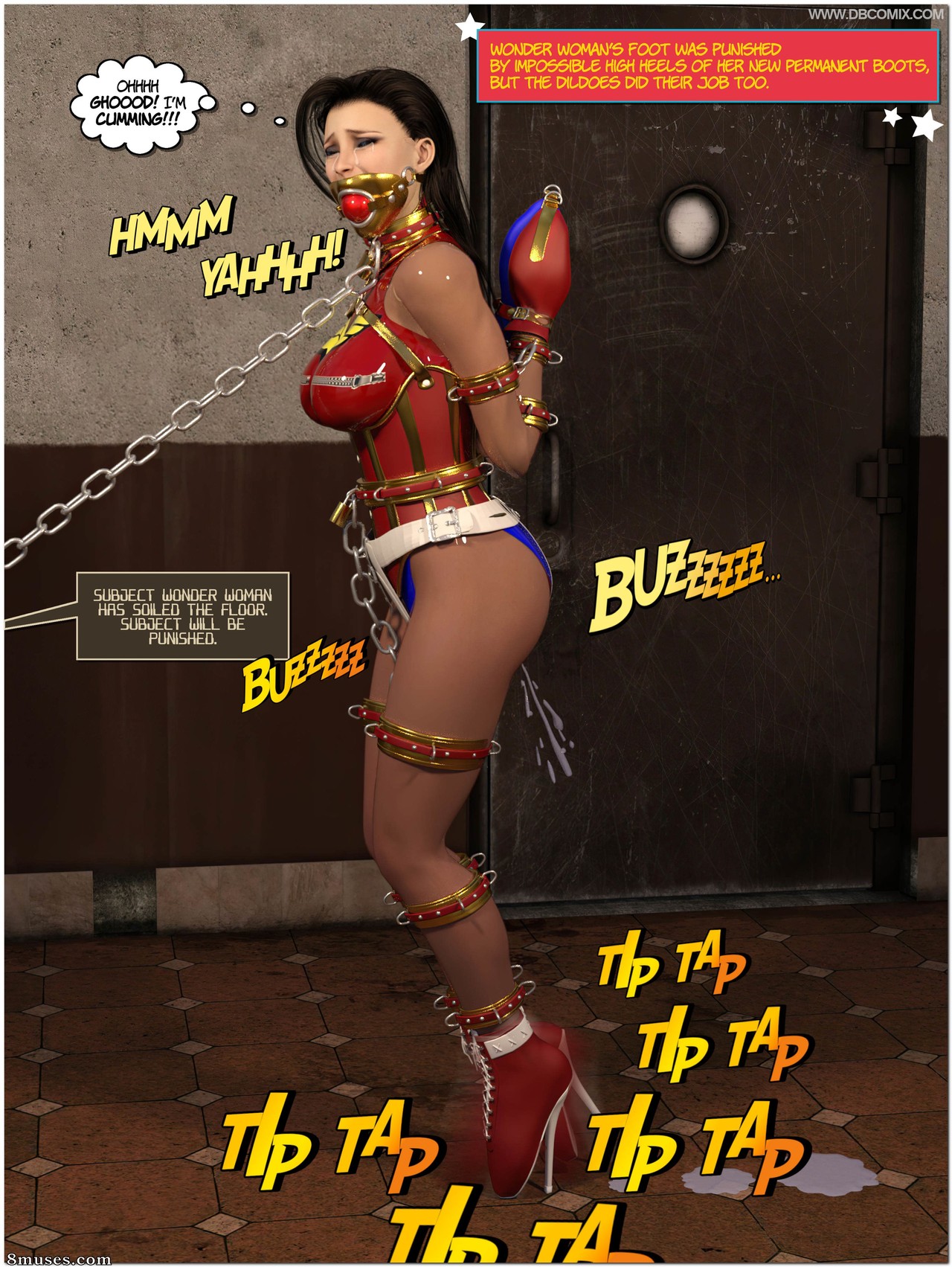 New Arkham For Superheroines - Issue 12 - Harley Quinn Overworked - Page 66