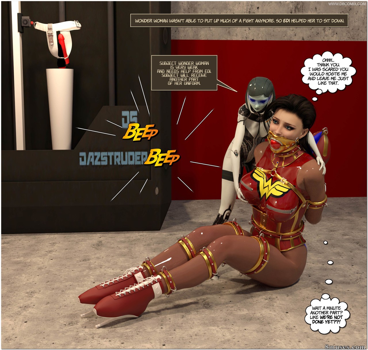 New Arkham For Superheroines - Issue 12 - Harley Quinn Overworked - Page 61