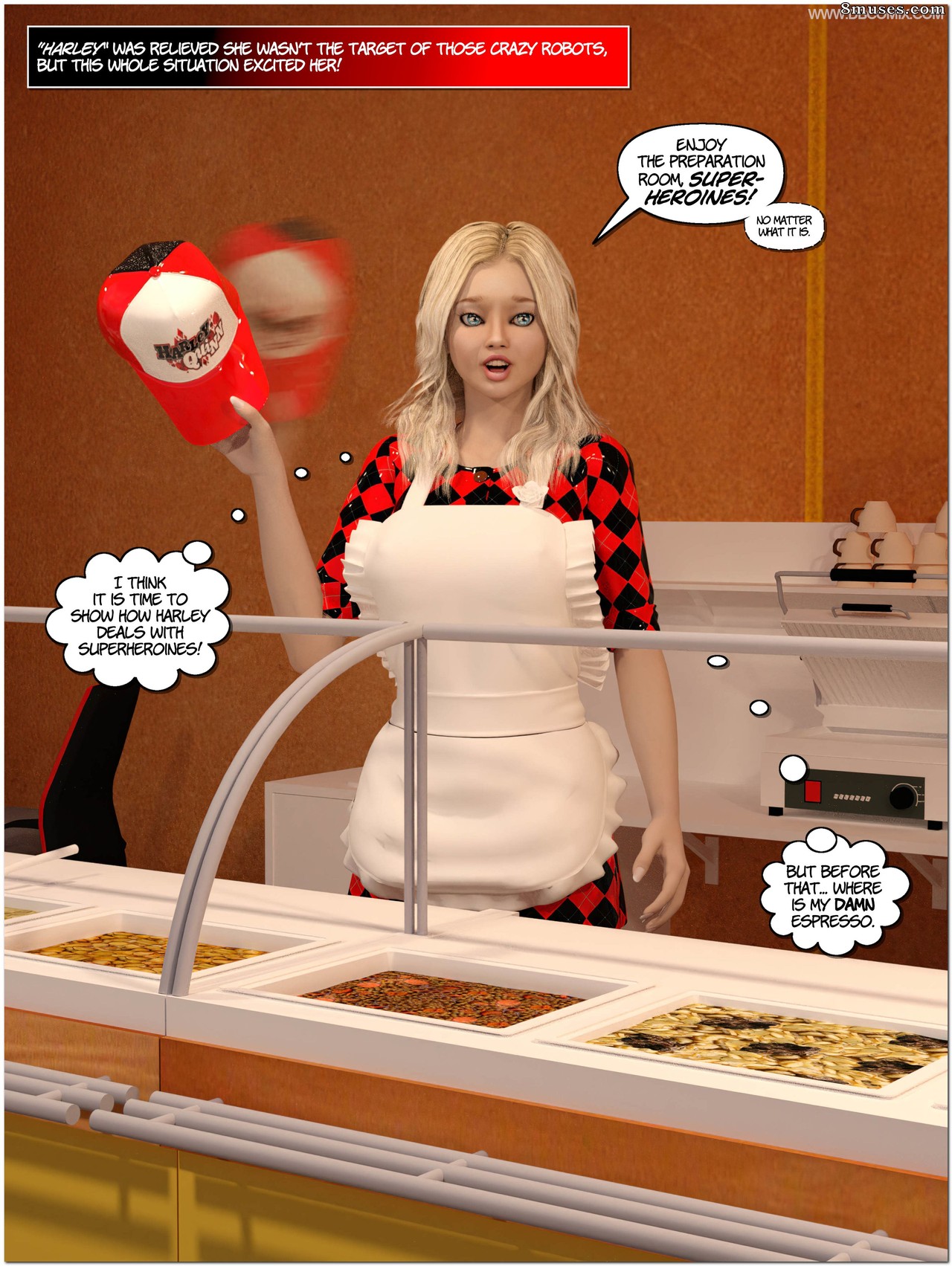 New Arkham For Superheroines - Issue 12 - Harley Quinn Overworked - Page 78