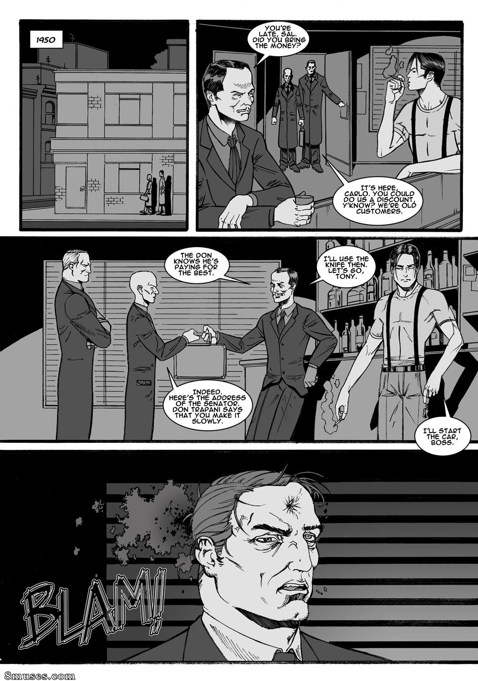 Slipshine Comics - Leandros Theater of Sexy - Page 1