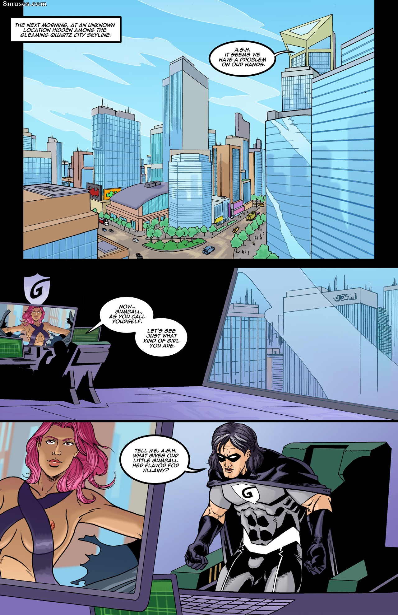 Page 8 | Giantess-Club-Comics/Greyman-Comics/Issue-1-4 | 8muses - Sex Comics