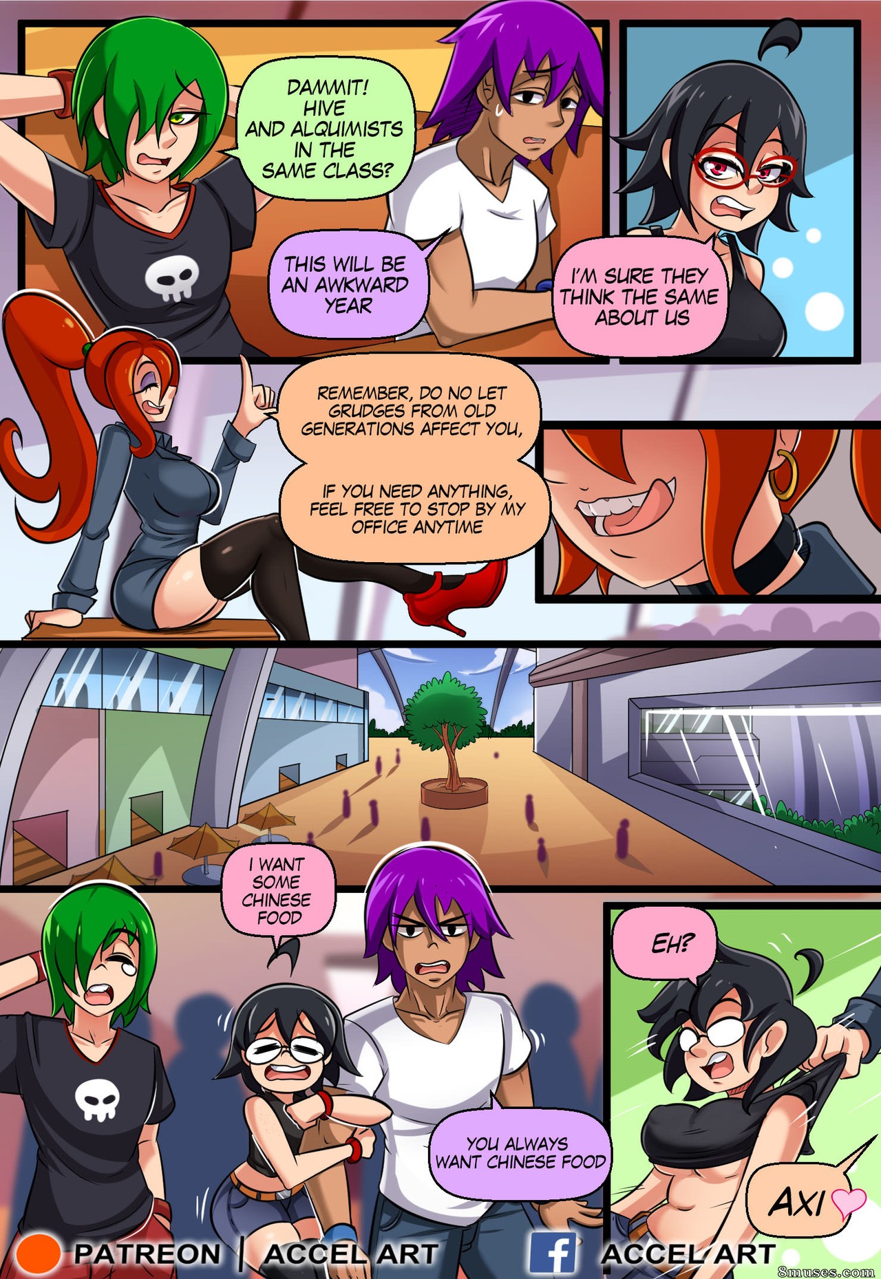 Accel Art Comics - Axi Stories 2 - Back to School - Page 10