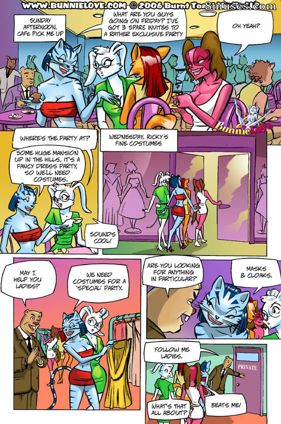 Burnt Toast Media Comics - Amor de coelha 7 - A cerimônia - Página 2