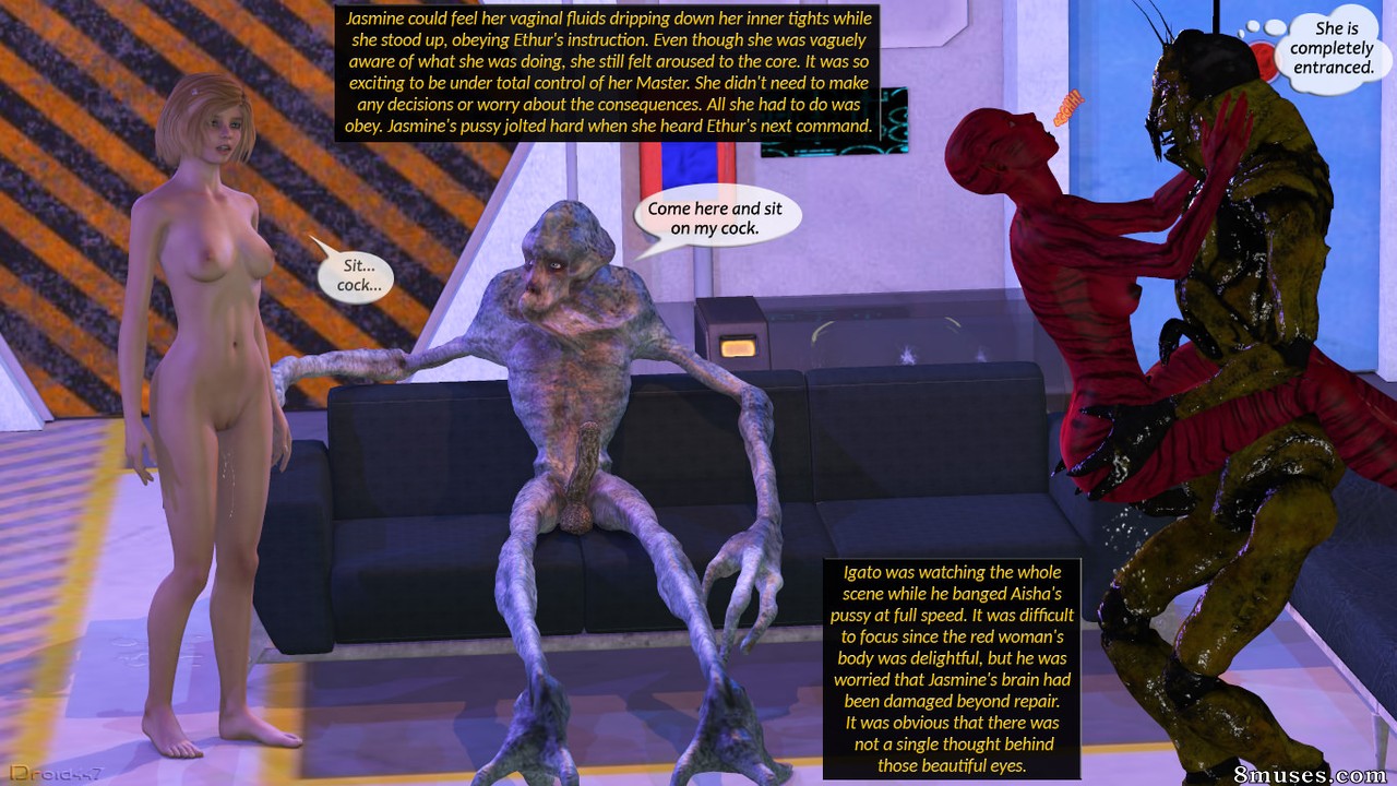 3DMonsterStories.com Comics - Provação de Jasmine - Página 167
