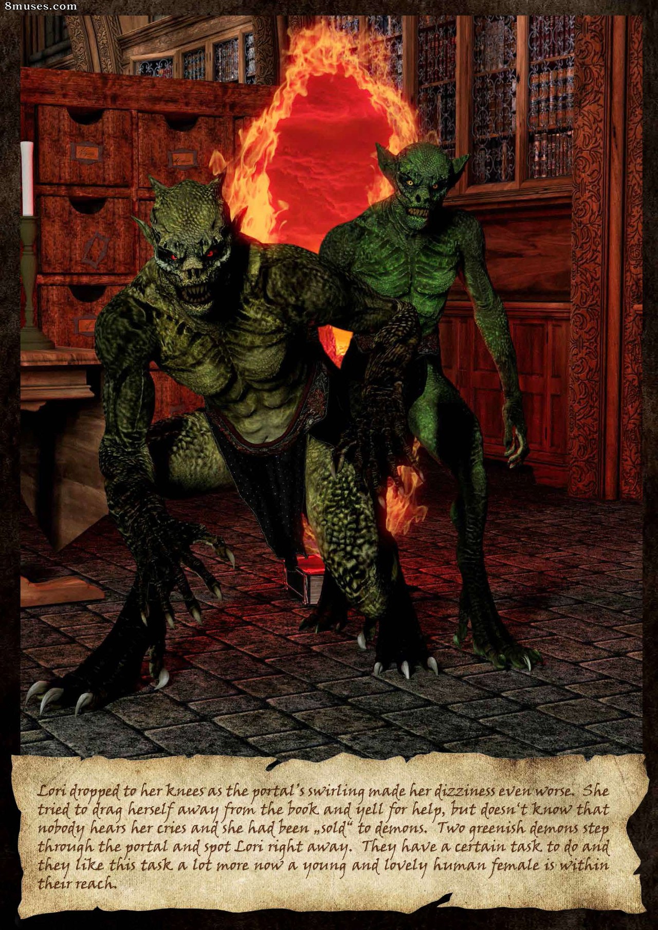Sorceress Lori Sold To Demons - Story - Page 10