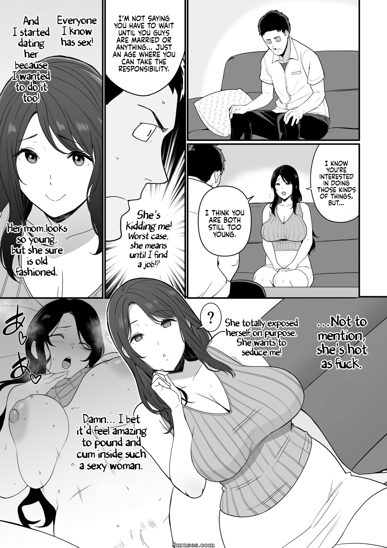 Andoryu - Kanojo no Mama ga H Sugite Gaman Dekinai - My Girlfriend’s Mom is so Sexy that I Can’t Hold Back - Page 6