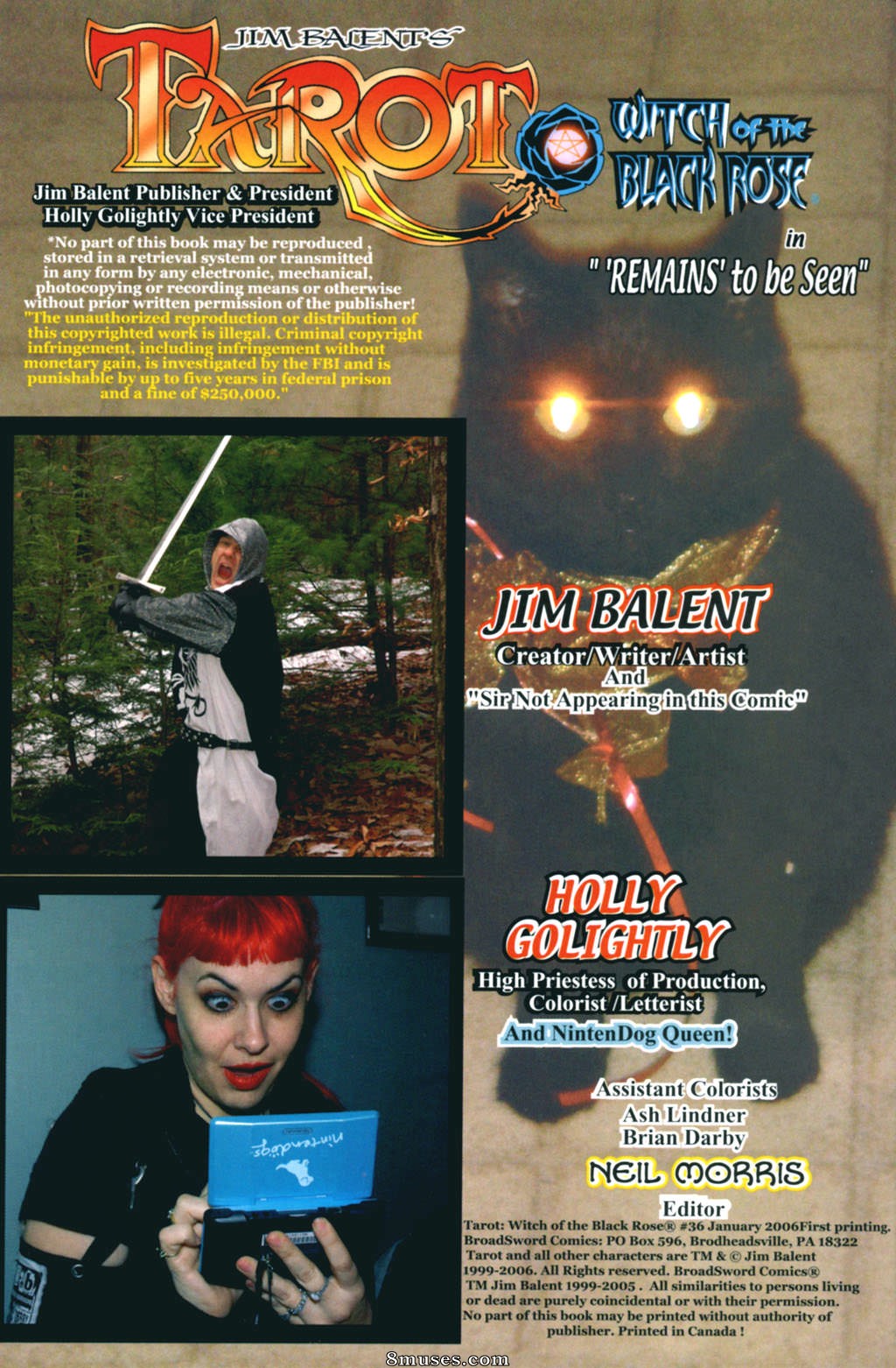 BroadSword Comics - Tarot - Witch of the Black Rose 036 - Page 3