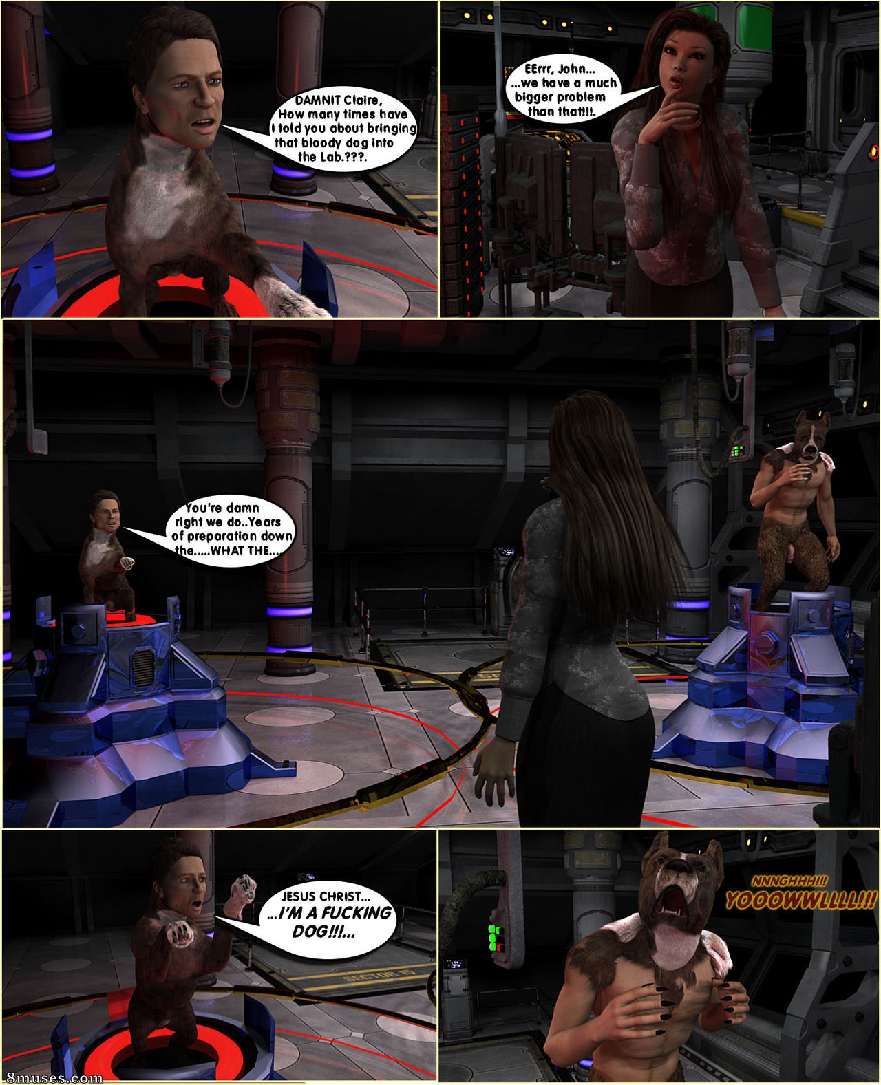 DarkSoul3D Comics - Contos distorcidos - O experimento - Página 5