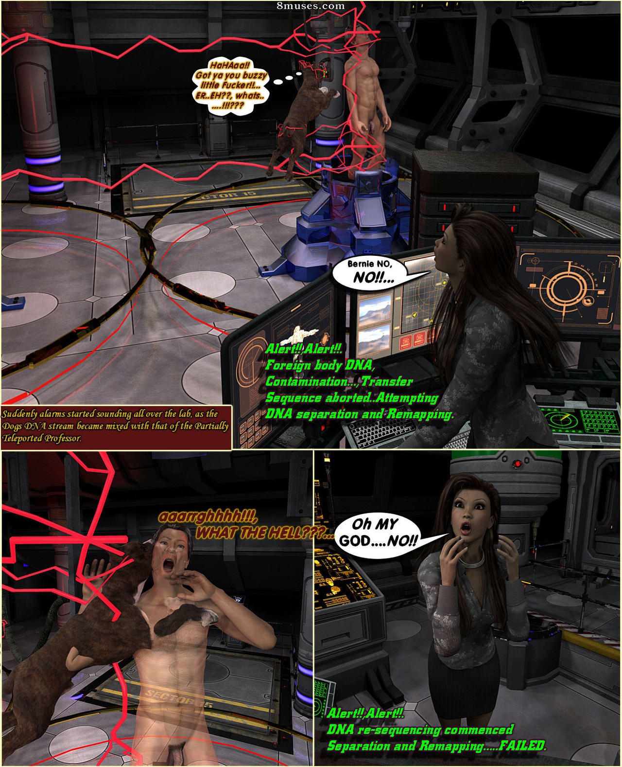 DarkSoul3D Comics - Contos distorcidos - O experimento - Página 4