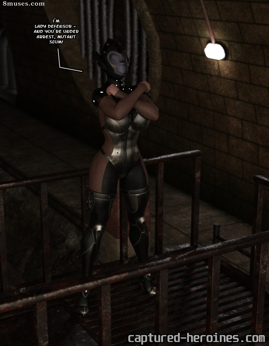 Captured-Heroines Comics - Lady Defensora - Página 3