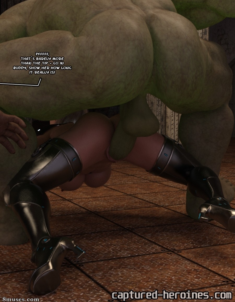 Captured-Heroines Comics - Lady Defensora - Página 39