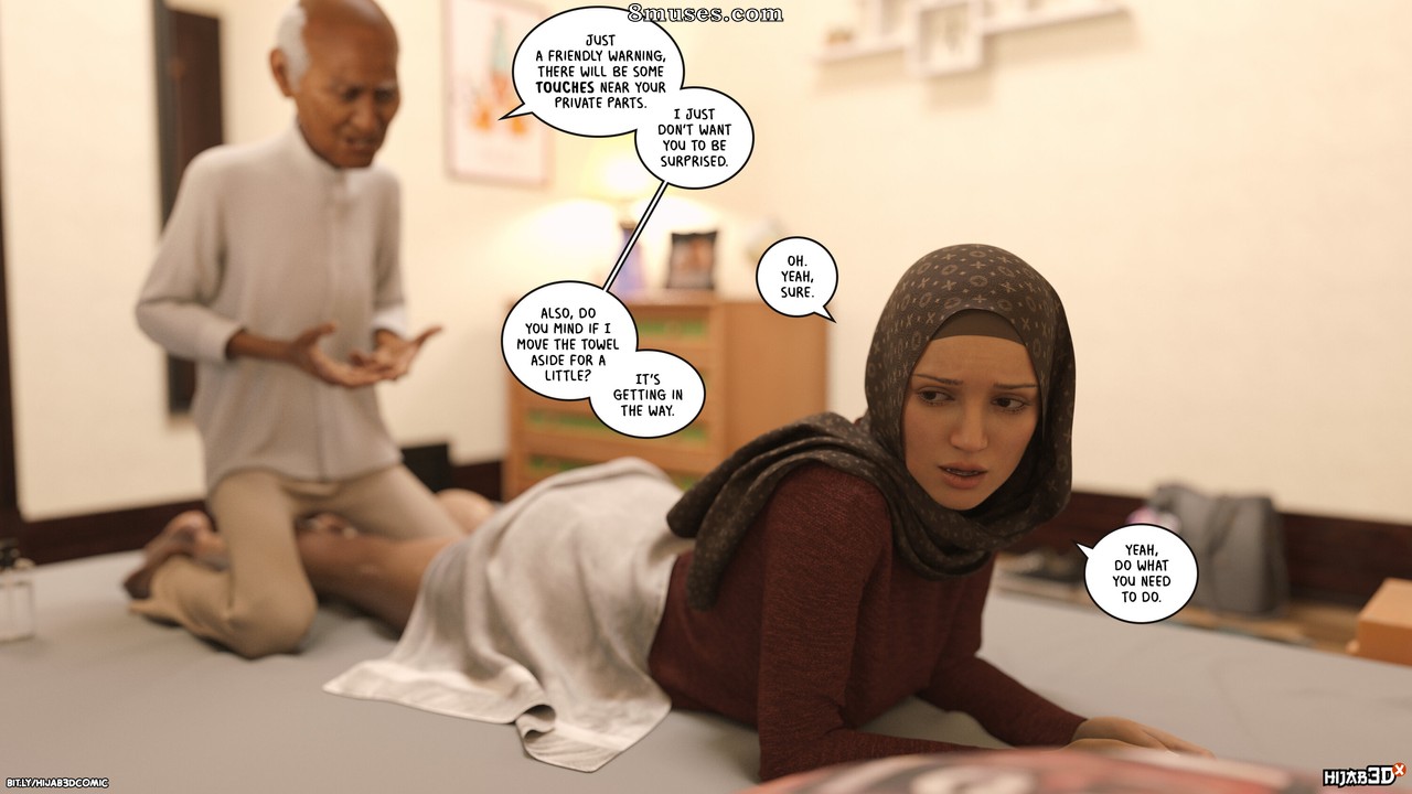 Hijab 3DX - Pérdida de control - El masajista - Página 44