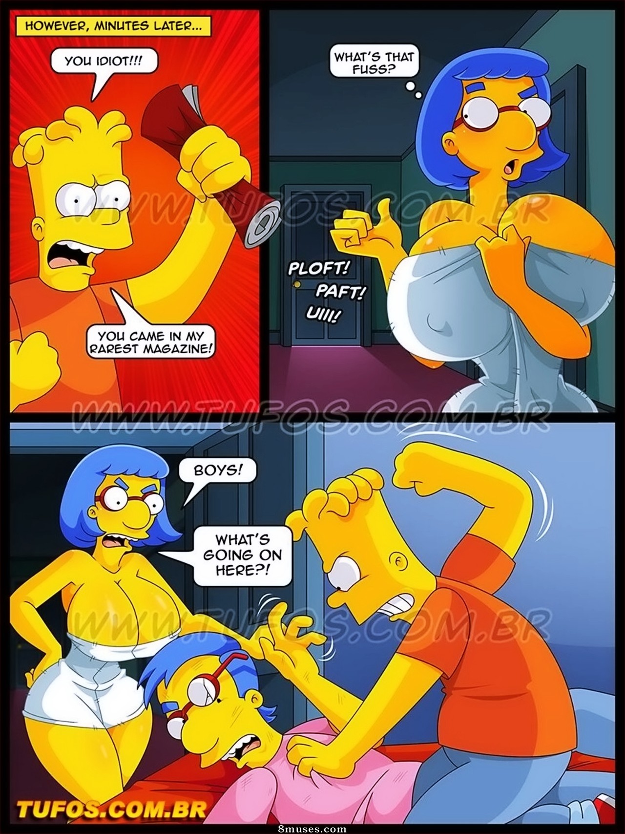 Los Simptoons - Inglés - Número 27 - La colección de revistas porno - Página 3