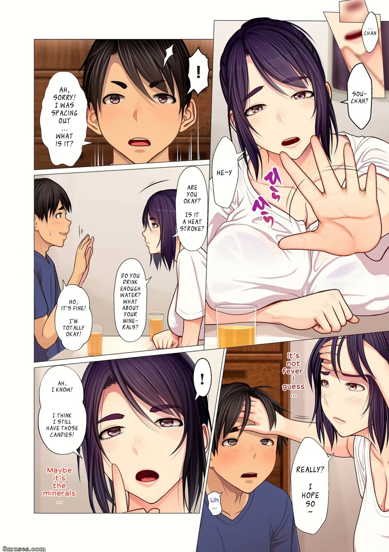 Emori Uki - Auntie's Armpits, Sweat - Oba-chan no Waki to Ase to etc - Page 4