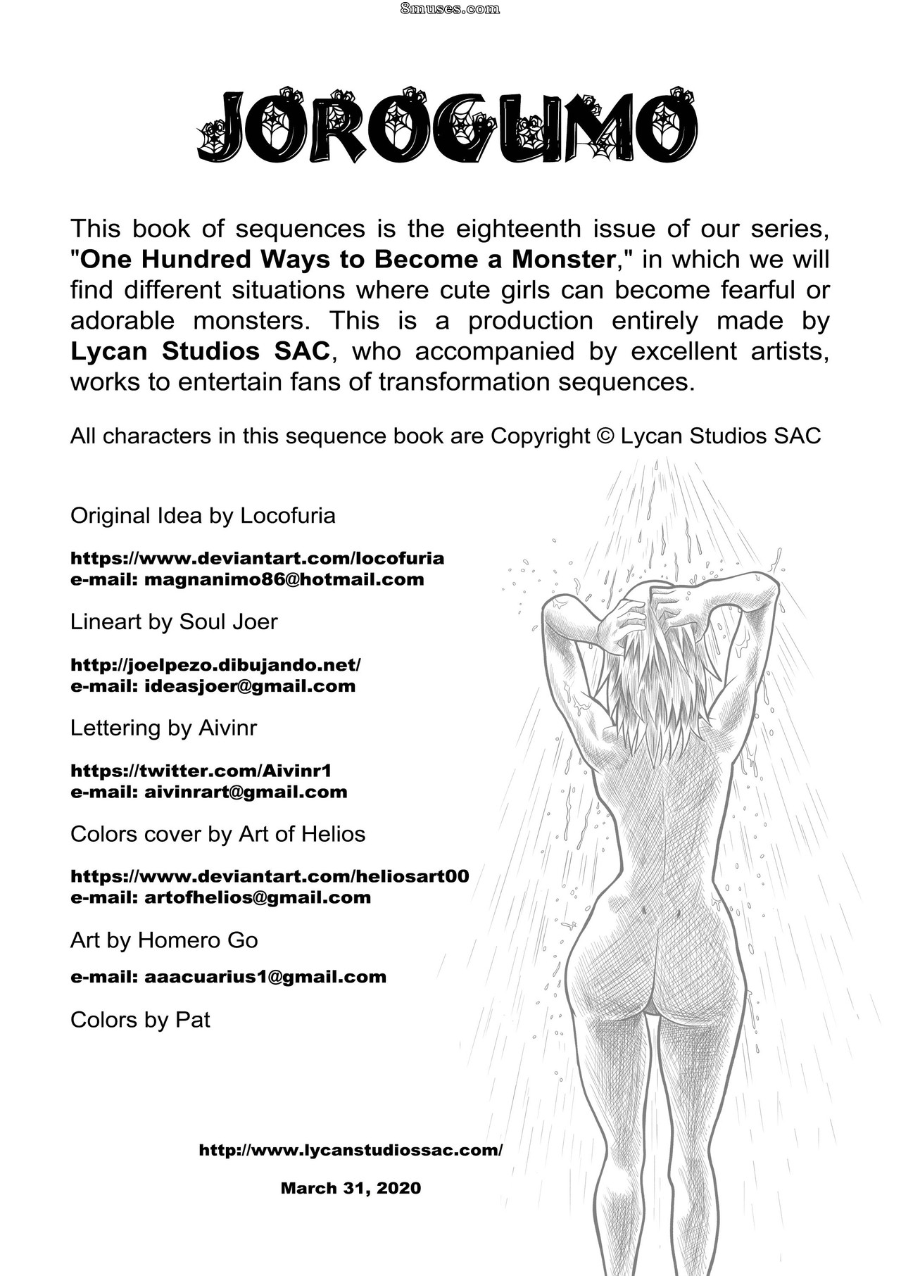 Locofuria Comics - 100 Ways to Become a Monster 18 - Jorogumo - Page 3
