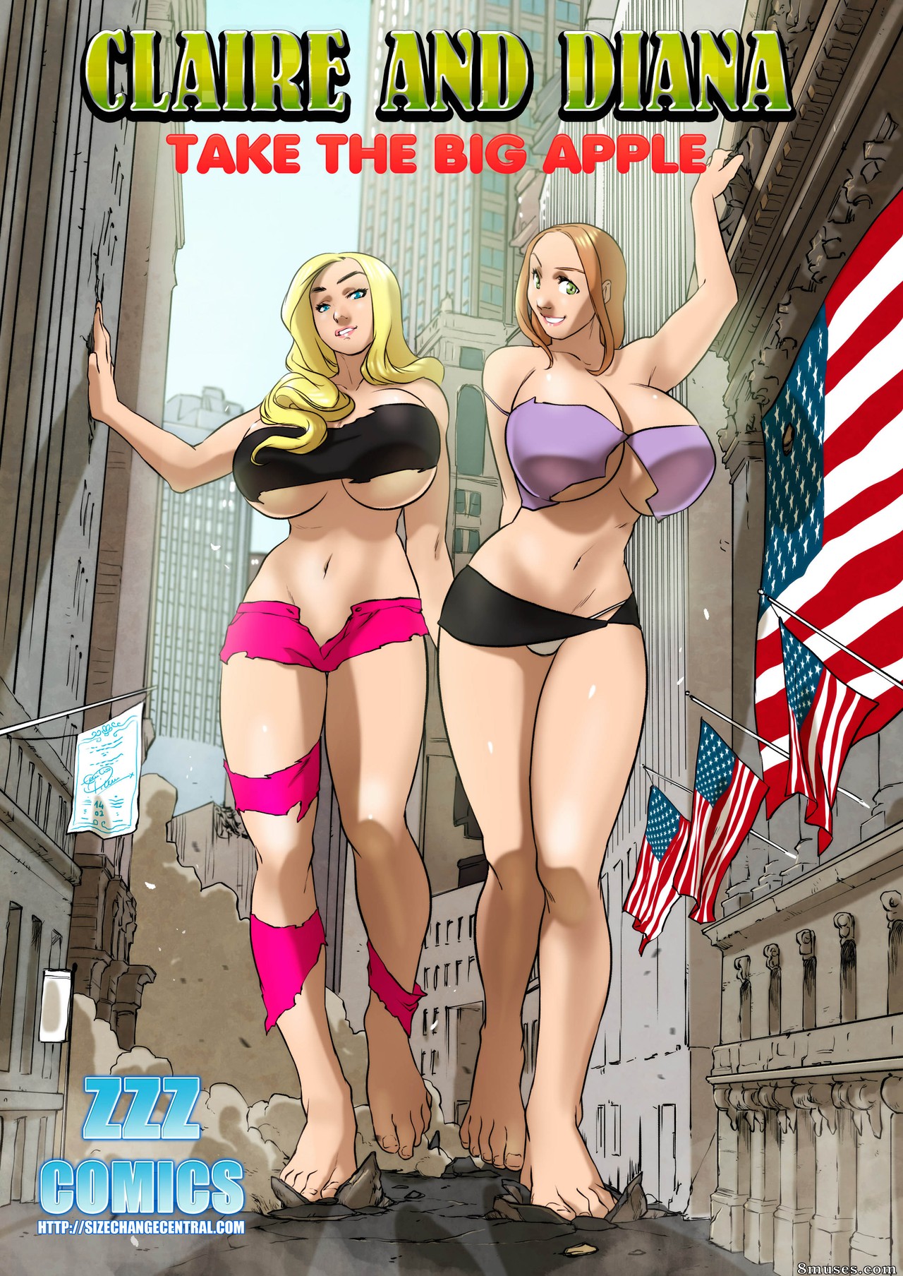ZZZ Comics - Claire and Diana - Take the Big Apple - Page 1
