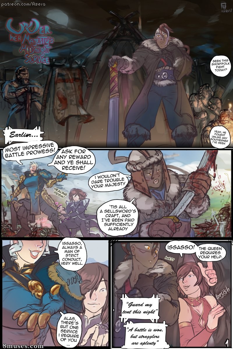 Asera - Under Her Majestys Midnight Service - Page 1