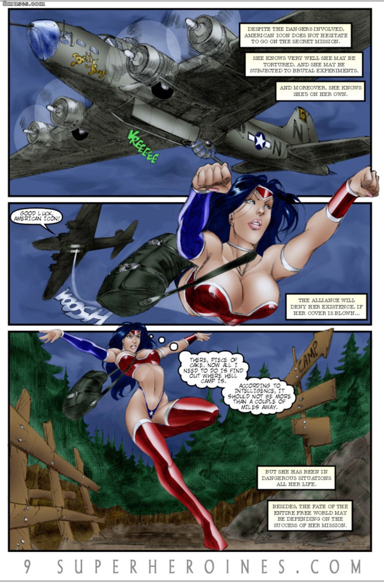 9 Superheroines Comics - Icône américaine - Expérience - Page 7