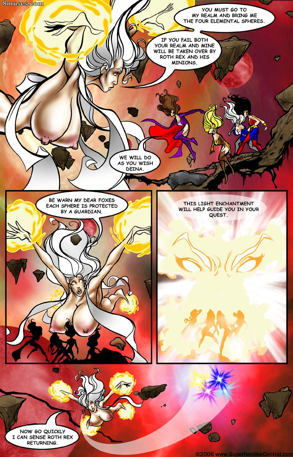 Superheroine Central Comics - Rescue a Goddess - Page 4