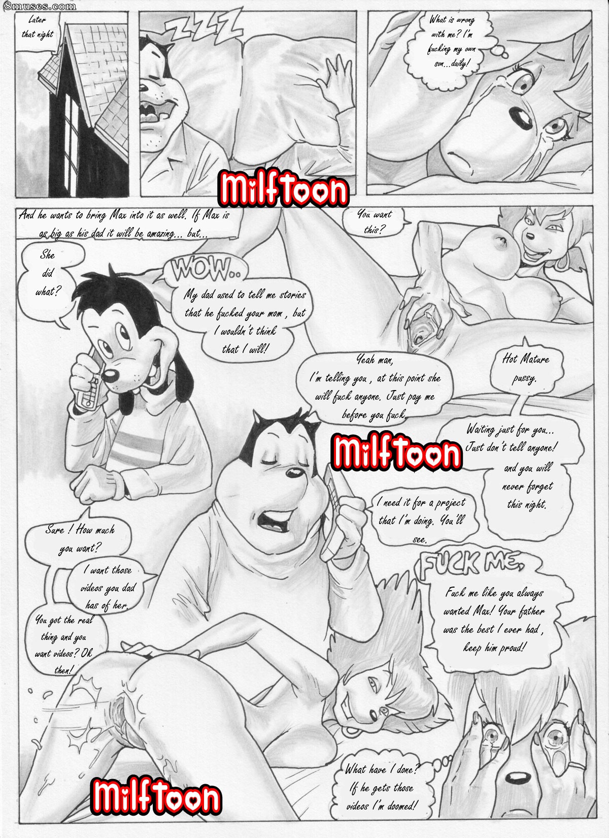 Page 12 | MilfToon-Comics/Goof-Troop | 8muses - Sex Comics