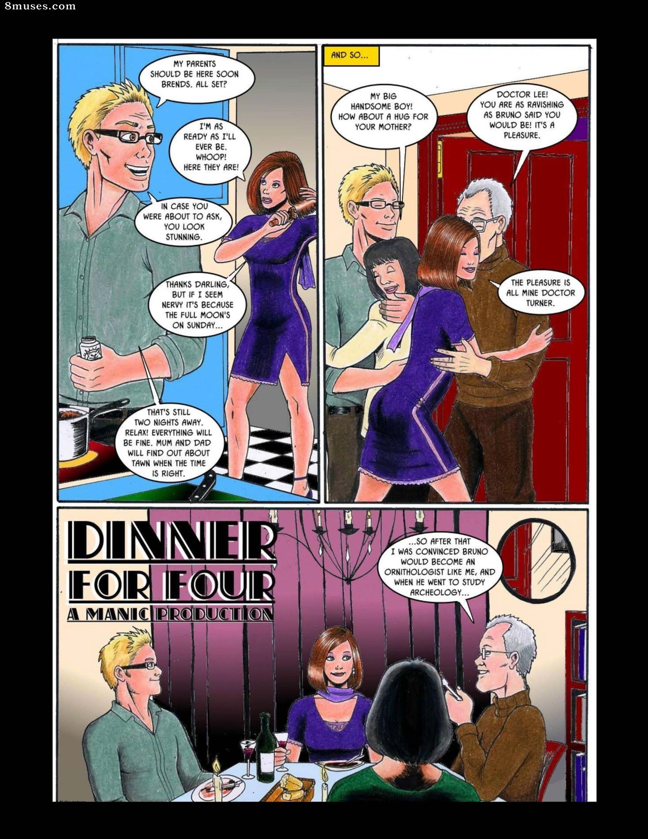 Manic Comics - Tigre - Cena para 4 - Página 1