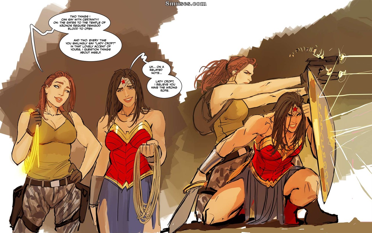 Stjepan Sejic aka Shiniez - Lara Croft x Wonder Woman - Page 4