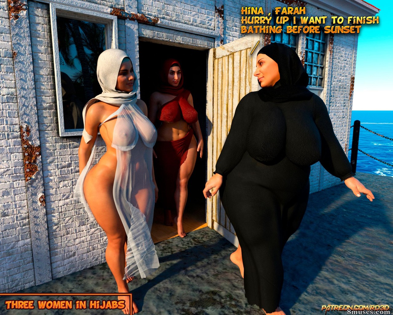 Lust predators - Hijab Amateurs - Lust Island - Page 12