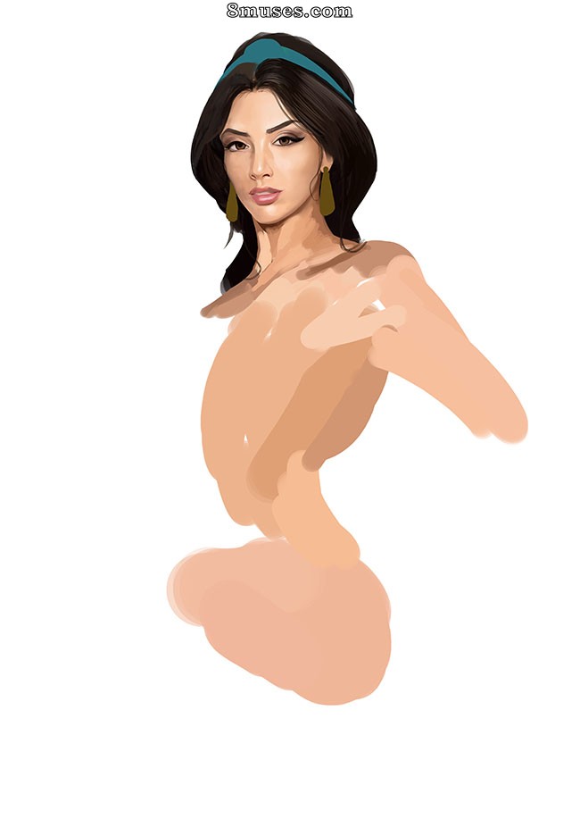 Princess Jasmine - process - Page 8