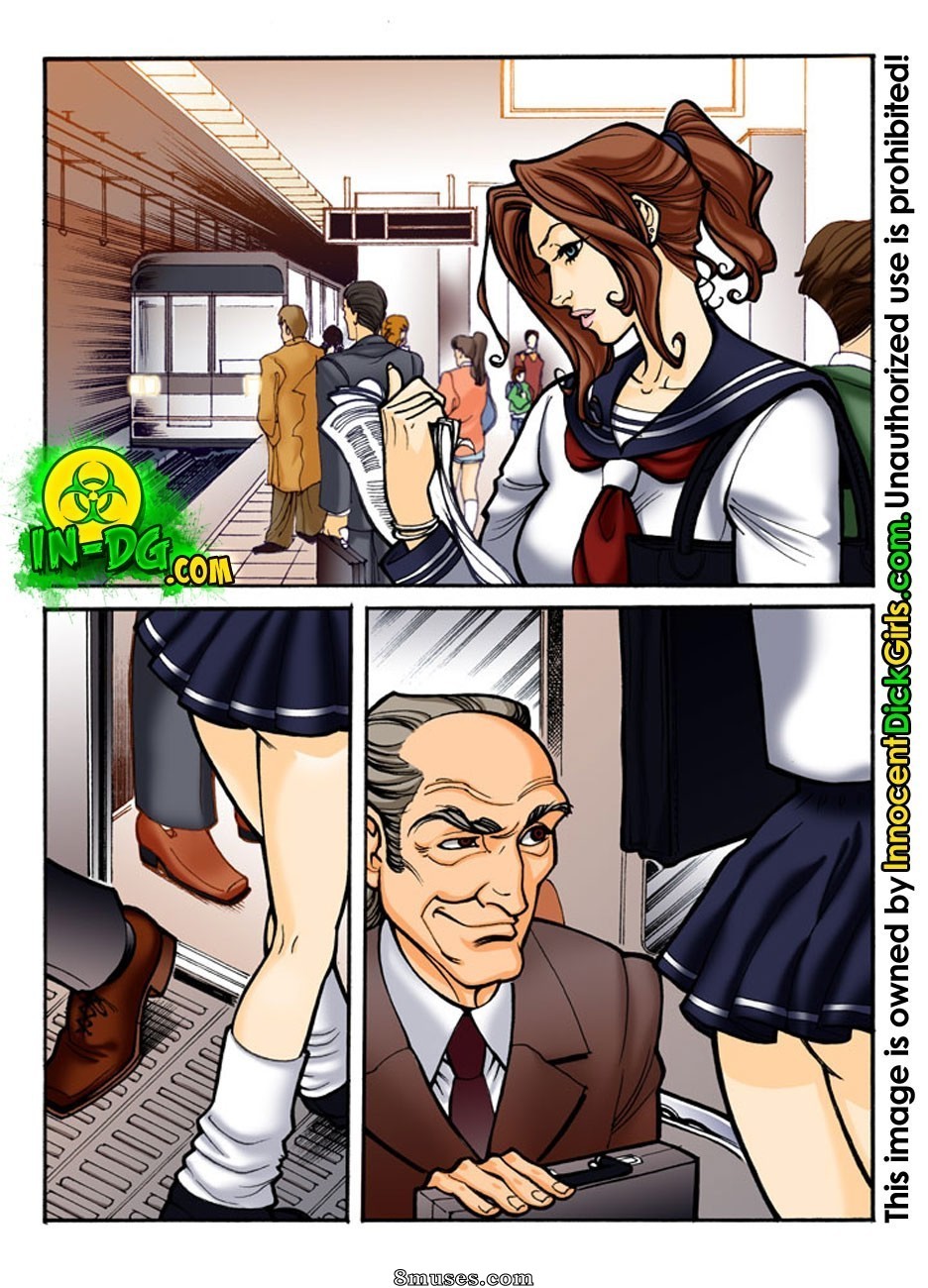 Innocent Dickgirls Comics - The Way To College - Page 1
